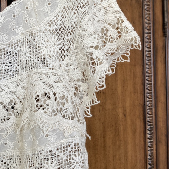Free People lace crop top size L - Picture 4 of 7